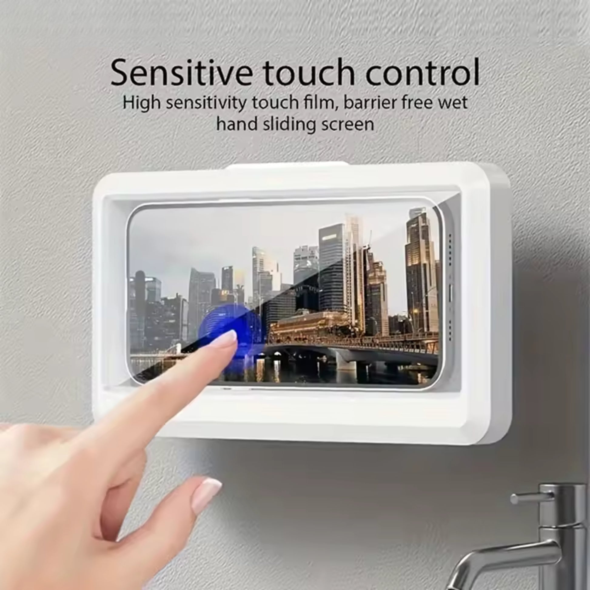 AquaGard - Étui étanche pour smartphone (douche/salle de bain)