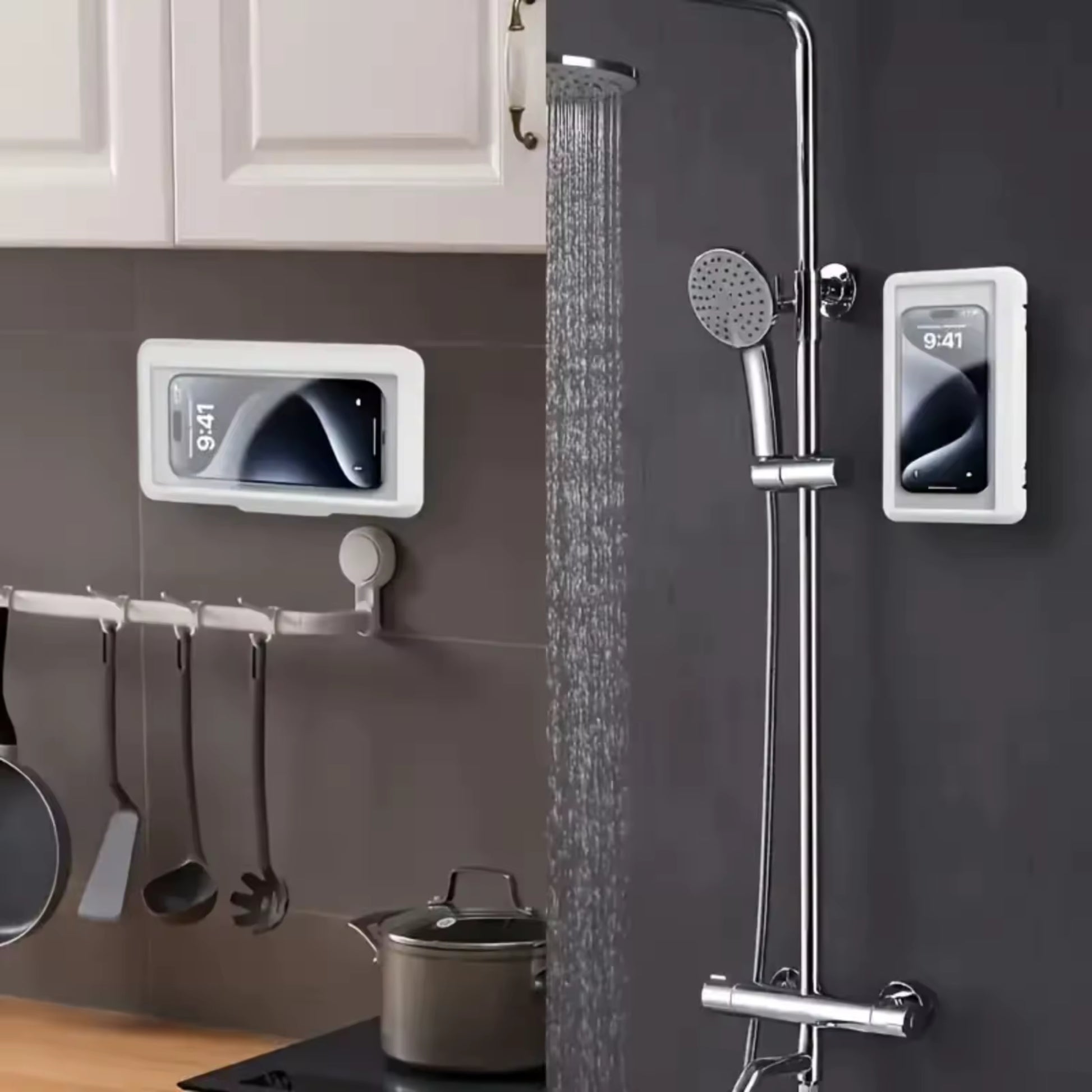AquaGard - Étui étanche pour smartphone (douche/salle de bain)